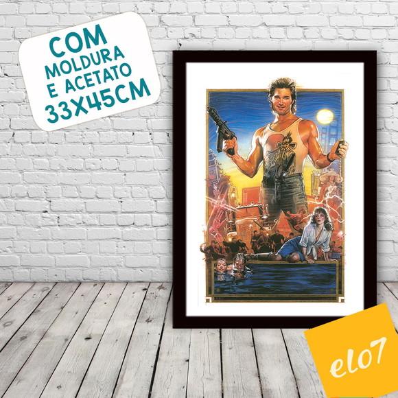Quadro Pôster A3 c/ Moldura Big Trouble In Little China