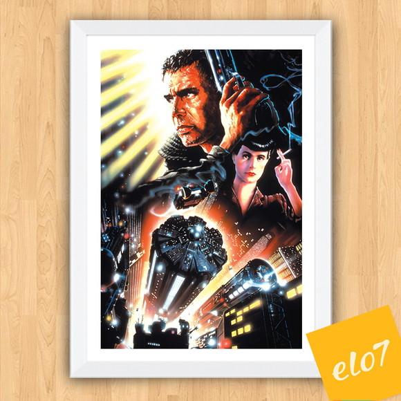Quadro Pôster A3 c/ Moldura Blade Runner 30x42cm