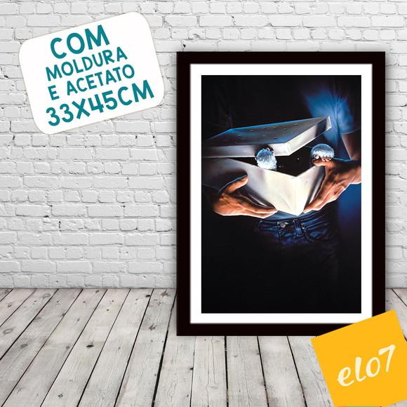 Quadro Pôster A3 c/ Moldura Gremlins 30x42cm
