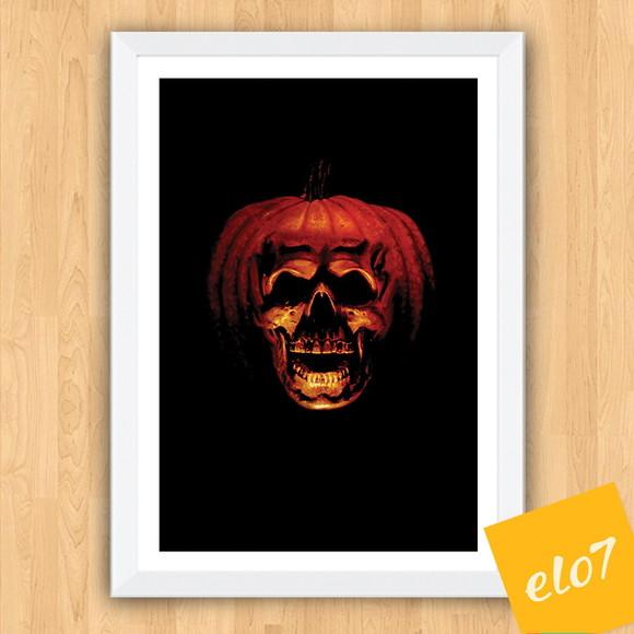Quadro Pôster A3 c/ Moldura Halloween Filme 30x42cm