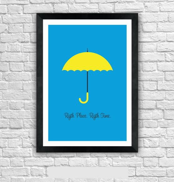 Quadro Pôster A3 c/ Moldura How I Met Your Mother - 30x42cm