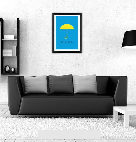 Quadro Pôster A3 c/ Moldura How I Met Your Mother - 30x42cm