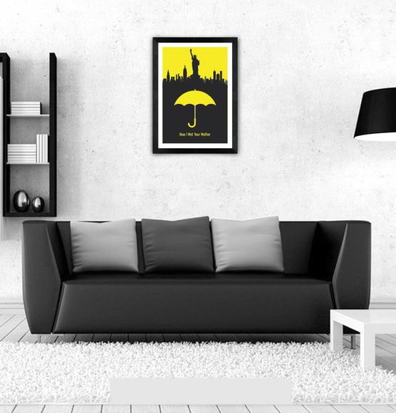 Quadro Pôster A3 c/ Moldura How I Met Your Mother - 30x42cm