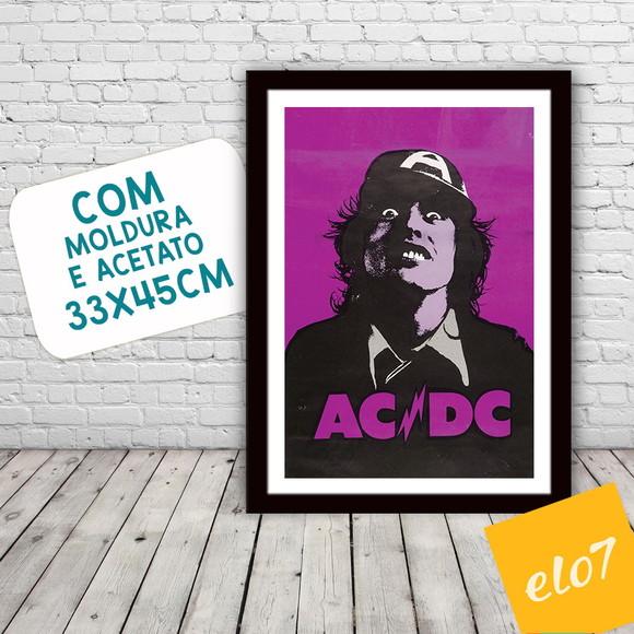 Quadro Pôster A3 c/ Moldura Lock Up Your Daughters 30x42cm