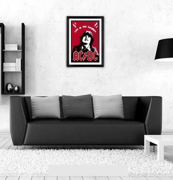 Quadro Pôster A3 c/ Moldura Lock Up Your Daughters 30x42cm