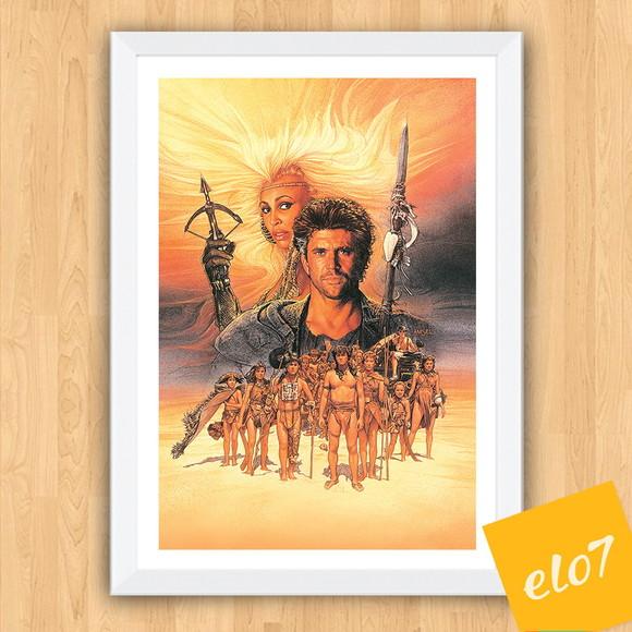 Quadro Pôster A3 c/ Moldura Mad Max Além da Cúpula 3 30x42cm