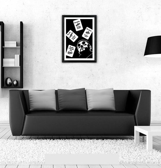 Quadro Pôster A3 c/ Moldura o Profissional 30x42cm