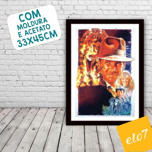 Quadro Pôster A3 c/ Moldura o Templo da Perdição 30x42cm