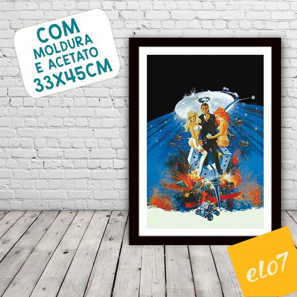 Quadro Pôster A3 c/ Moldura os Diamantes São Eternos 30x42cm