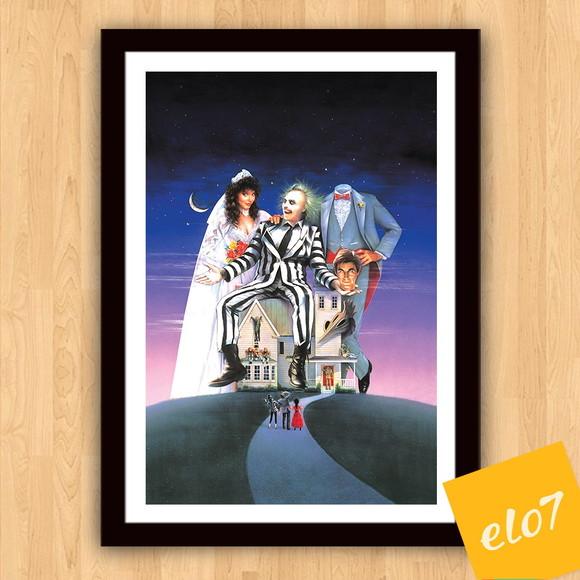 Quadro Pôster A3 c/ Moldura os Fantasmas se Divertem 30x42cm