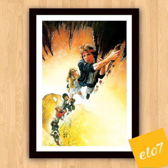 Quadro Pôster A3 c/ Moldura os Goonies 30x42cm