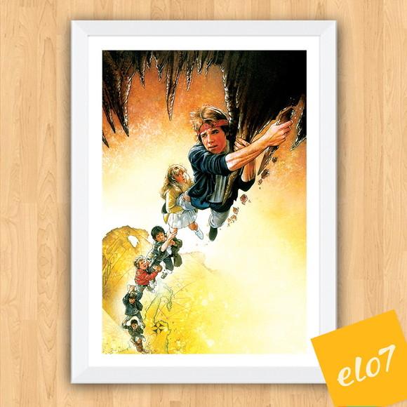 Quadro Pôster A3 c/ Moldura os Goonies 30x42cm