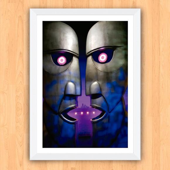 Quadro Pôster A3 c/ Moldura Pink Floyd 30x42cm