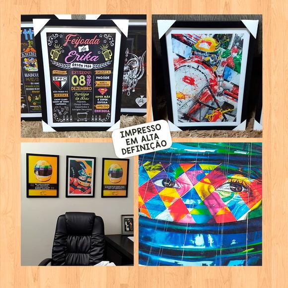 Quadro Pôster A3 c/ Moldura Son Of Apple Pop Art 30x42cm