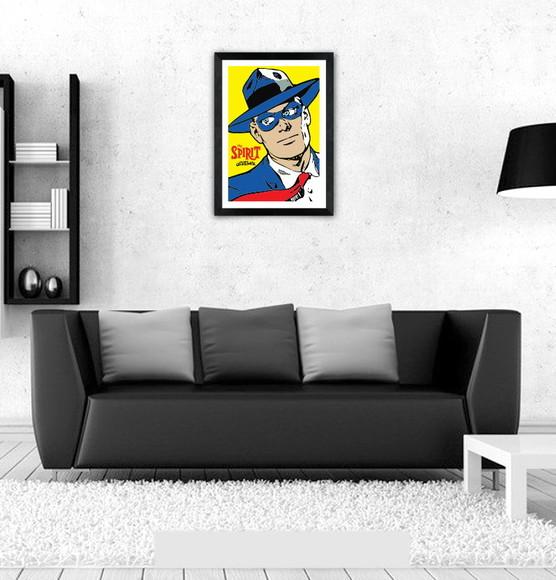 Quadro Pôster A3 c/ Moldura The Spirit Pop Art 30x42cm