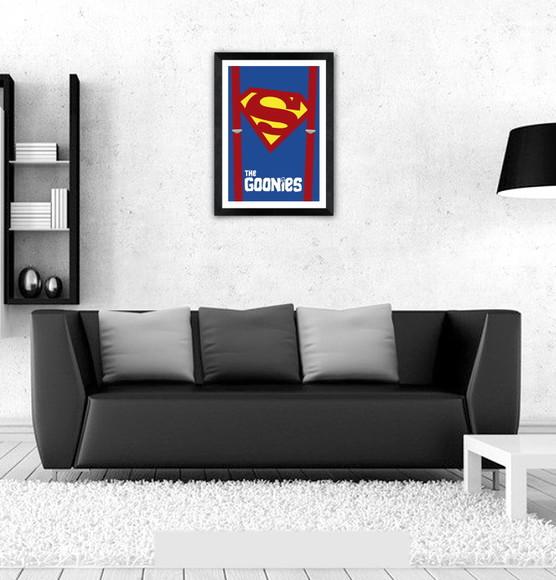 Quadro Pôster A3 c/ os Goonies 30x42cm