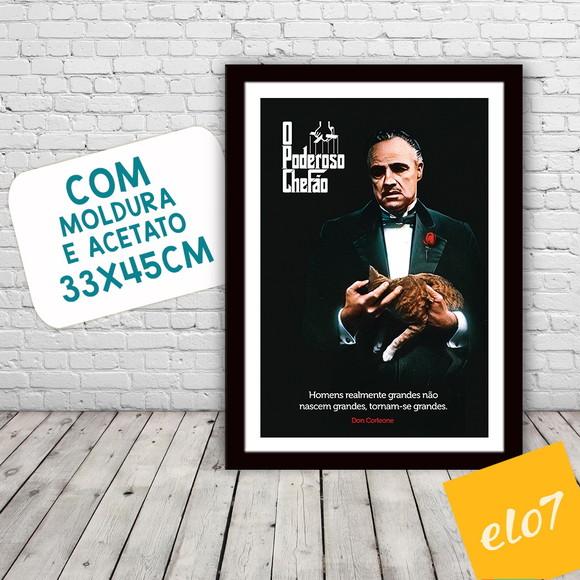 Quadro Pôster A3 Frases de Don Corleone 30x42cm