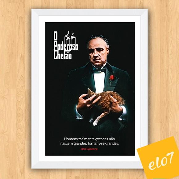 Quadro Pôster A3 Frases de Don Corleone 30x42cm