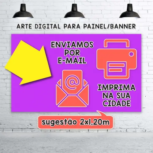 Arte Digital para Painel Banner Aniversário 80 Anos