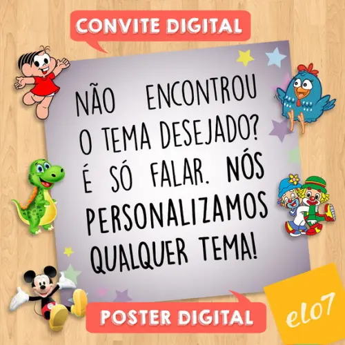 Chalkboard Aniversário C/ Moldura Dinossauros 30x42cm