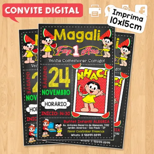Convite Magali Digital para Whatsapp