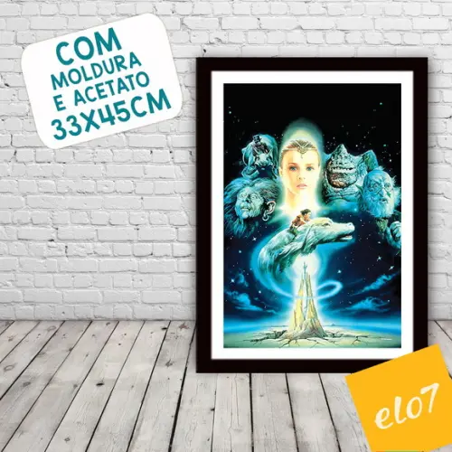 Quadro Pôster A3 c/ Moldura a História sem Fim 30x42cm