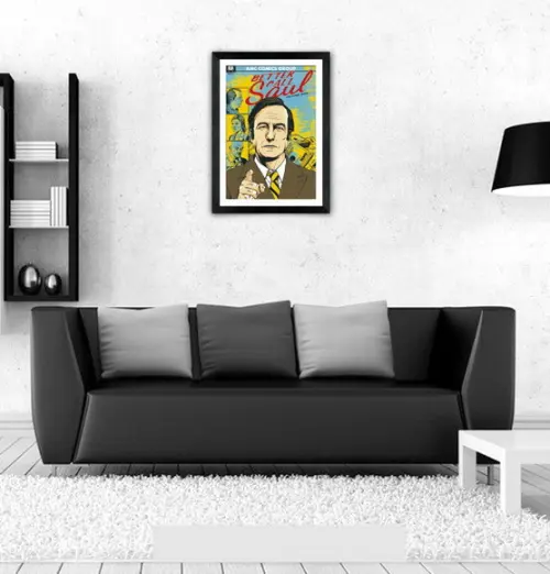 Quadro Pôster A3 c/ Moldura Better Call Saul 30x42cm