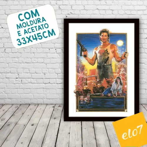 Quadro Pôster A3 c/ Moldura Big Trouble In Little China