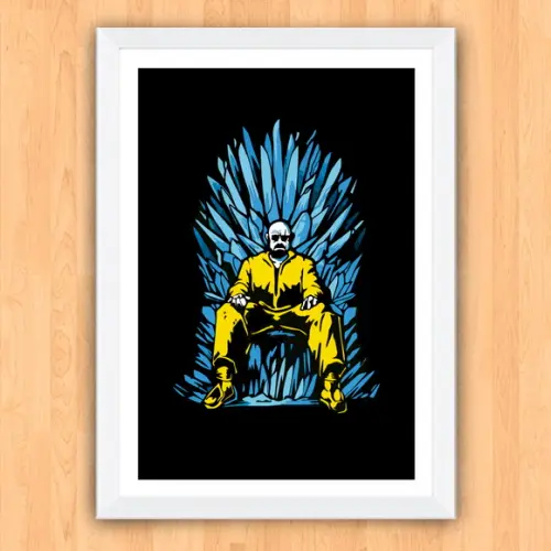 Quadro Pôster A3 c/ Moldura Breaking Bad - 30x42cm