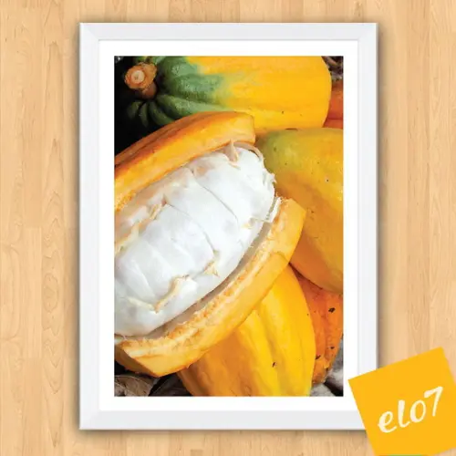 Quadro Pôster A3 c/ Moldura Cacau e Chocolate 30x42cm