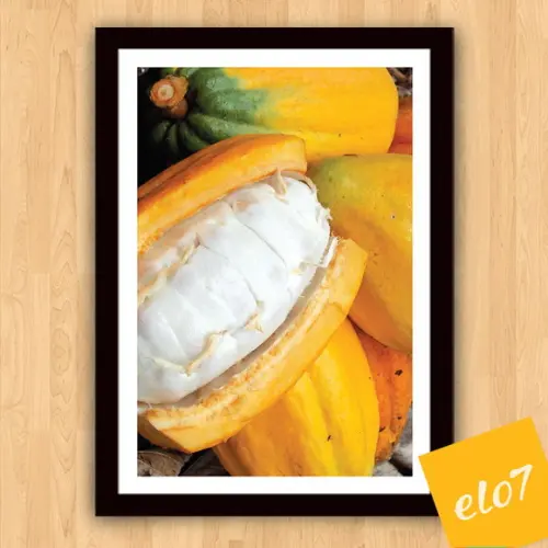 Quadro Pôster A3 c/ Moldura Cacau e Chocolate 30x42cm