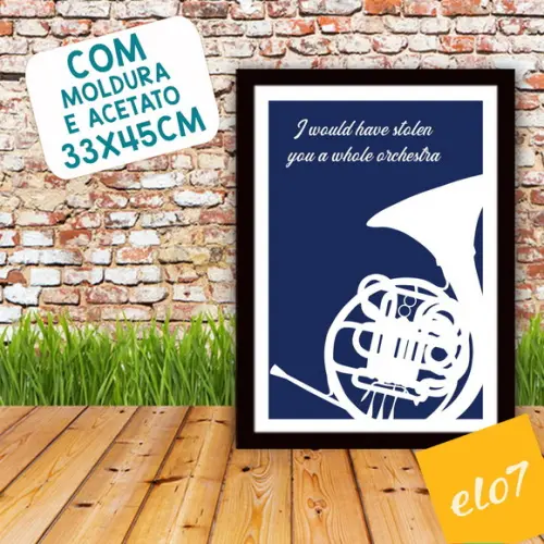 Quadro Pôster A3 c/ Moldura How I Met Your Mother - 30x42cm