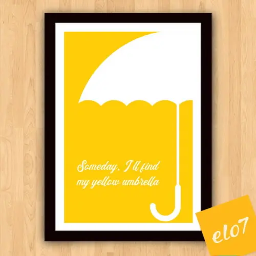 Quadro Pôster A3 c/ Moldura How I Met Your Mother - 30x42cm