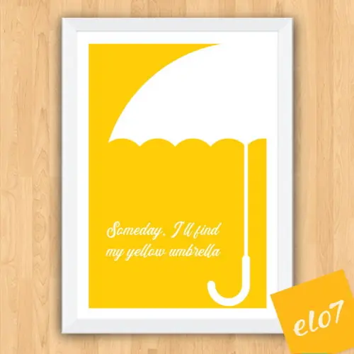 Quadro Pôster A3 c/ Moldura How I Met Your Mother - 30x42cm