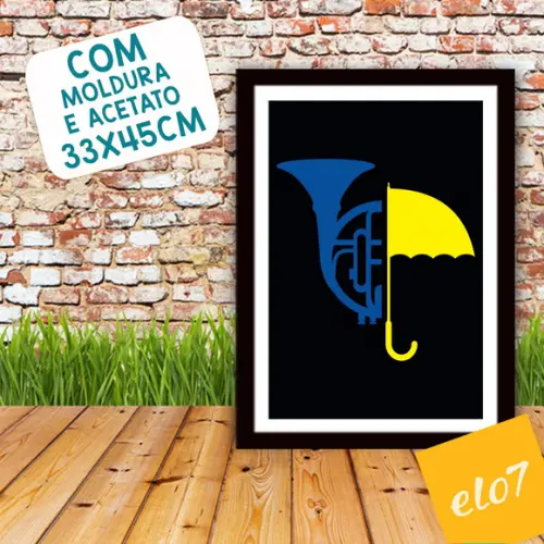 Quadro Pôster A3 c/ Moldura How I Met Your Mother - 30x42cm