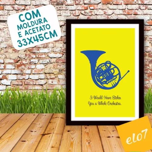 Quadro Pôster A3 c/ Moldura How I Met Your Mother - 30x42cm