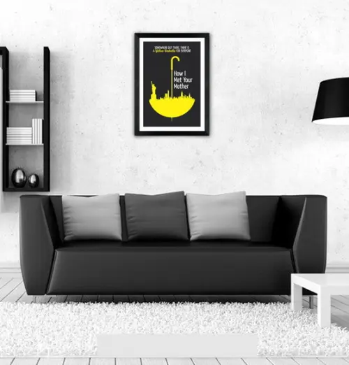 Quadro Pôster A3 c/ Moldura How I Met Your Mother - 30x42cm