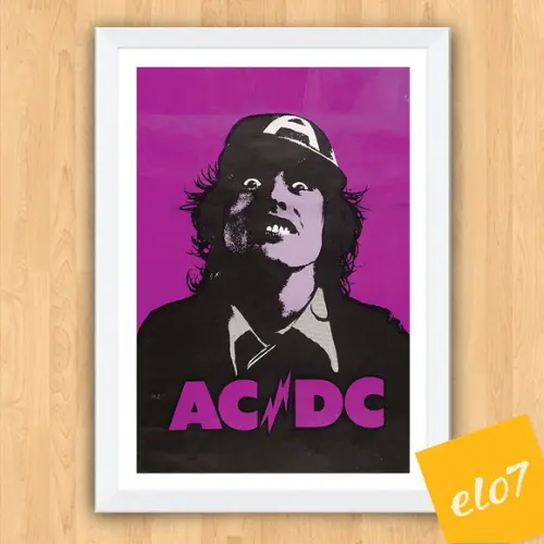 Quadro Pôster A3 c/ Moldura Lock Up Your Daughters 30x42cm