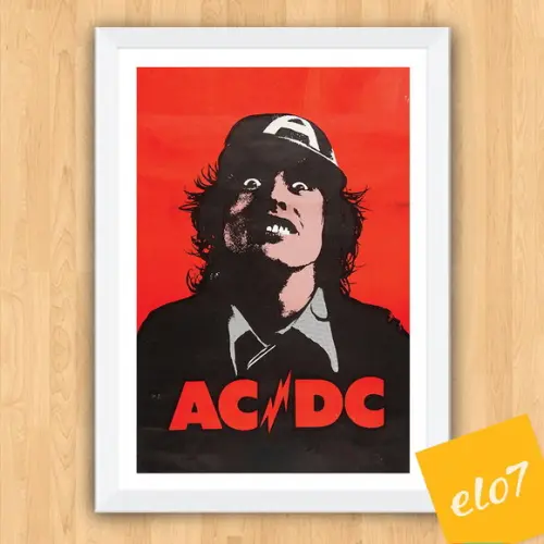 Quadro Pôster A3 c/ Moldura Lock Up Your Daughters 30x42cm