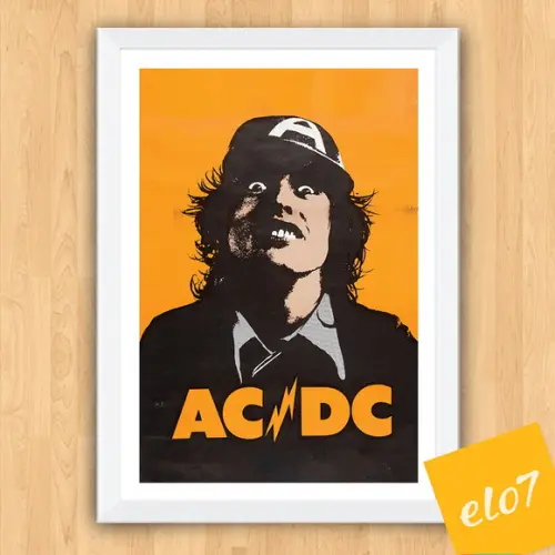 Quadro Pôster A3 c/ Moldura Lock Up Your Daughters 30x42cm