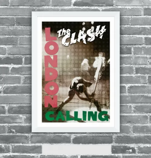 Quadro Pôster A3 c/ Moldura London Calling 30x42cm