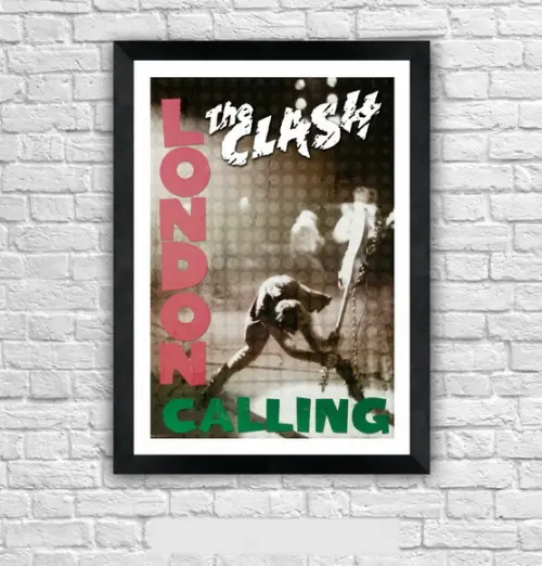 Quadro Pôster A3 c/ Moldura London Calling 30x42cm