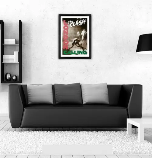 Quadro Pôster A3 c/ Moldura London Calling 30x42cm