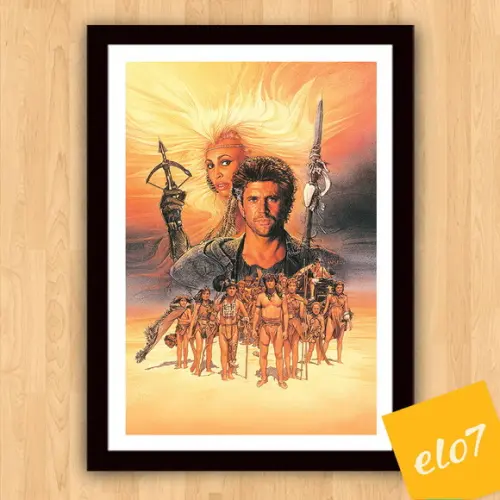Quadro Pôster A3 c/ Moldura Mad Max Além da Cúpula 3 30x42cm