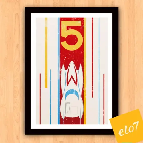 Quadro Pôster A3 c/ Moldura Match 5 30x42cm