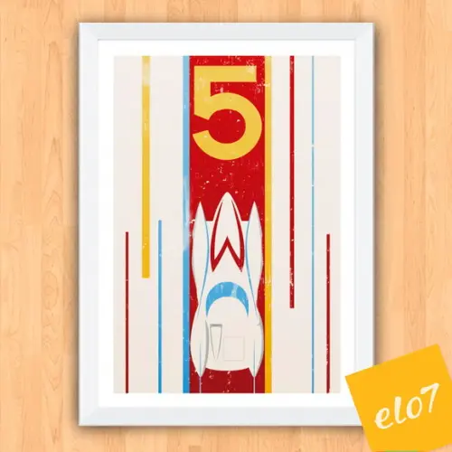 Quadro Pôster A3 c/ Moldura Match 5 30x42cm