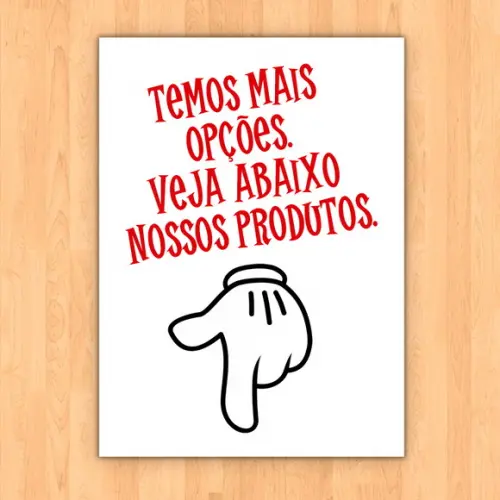 Quadro Pôster A3 c/ Moldura Monica Pop Art 30x42cm