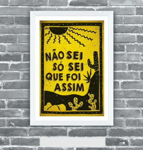 Quadro Pôster A3 c/ Moldura o Auto da Compadecida 30x42cm