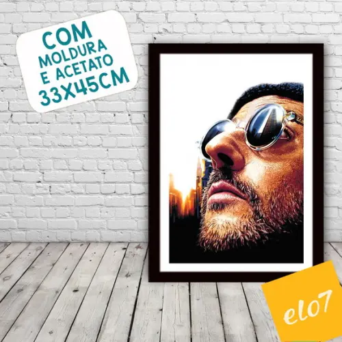 Quadro Pôster A3 c/ Moldura o Profissional 30x42cm