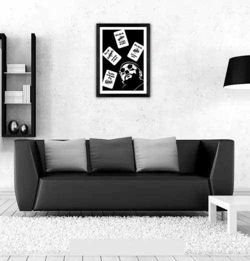 Quadro Pôster A3 c/ Moldura o Profissional 30x42cm